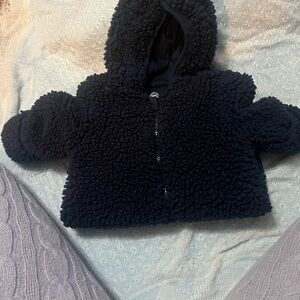 Wonder Nation Dark Blue Sherpa Jacket